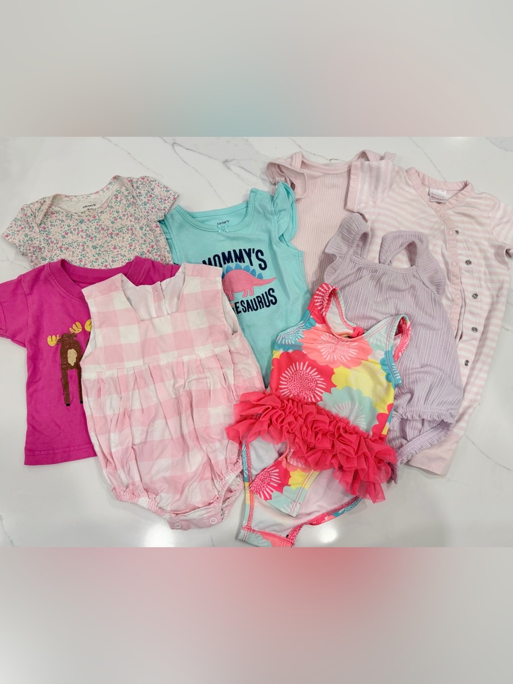 Baby Girl 0–6M Summer Clothes Bundle 8 Pieces Hanna Andersson Nantucket Kids